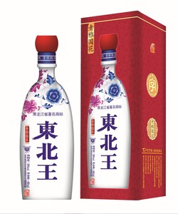 鸡西东北王 清雅国花白酒 浓香型38度480毫升 黑龙江粮食酒