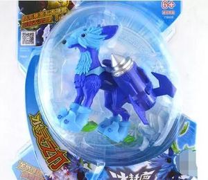 从前的我 猪猪侠百变联盟五灵王召唤神兽 可动版 冰封鹿 拼装玩具