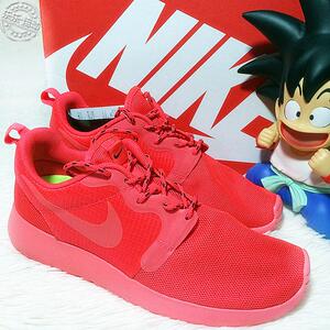 乐乐nike roshe run 大红全红 "红椰子"3m反光鞋面跑鞋