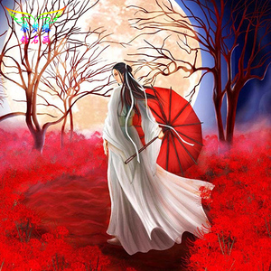 彼岸花华十字绣