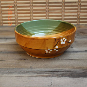 韩式土碗粗陶碗陶土碗土陶碗粗碗青釉陶瓷面碗米饭碗茶杯热销包邮