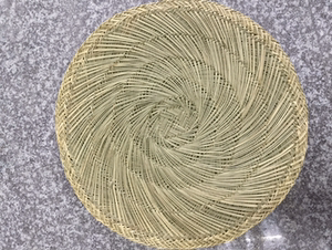 48cm蒸笼草垫子纯手工编织加厚加密包子馒头蒸笼圆形环保草垫