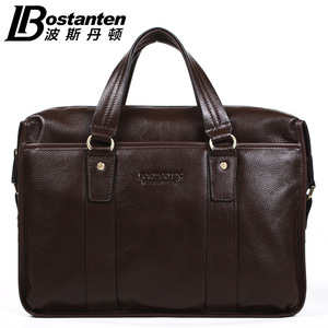 波斯丹顿男包 真皮男士手提包 大容量公文包横款商务包_阿里巴巴找货