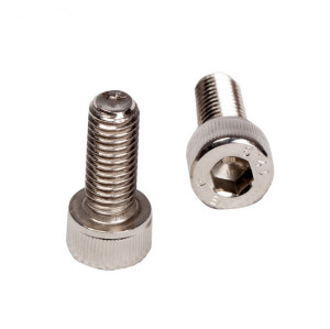 m8*20圆柱头内六角螺丝碳钢材质表面镀镍型材配件