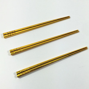 【3双】供佛拜神渡金筷子供碗必备筷子招财进宝筷子支持少量批发