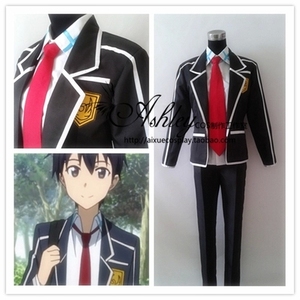 刀剑神域 alo 最终话 制服 桐人/桐谷和人cos校服