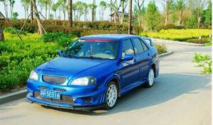 奇瑞旗云2大包围改装 旗云2前后保险杠侧裙改装 旗云2尾翼加装