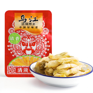 【天猫超市】乌江涪陵榨菜低盐充氮保鲜保脆80g/袋下饭菜小吃咸菜