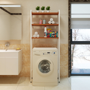 落地式卫生间置物架家庭多层浴室马桶架洗衣机整理架收纳储物层架