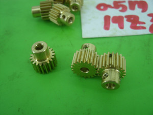 小模数0.5模19齿孔3微型金属62铜齿轮齿条配套马达电机配件加工