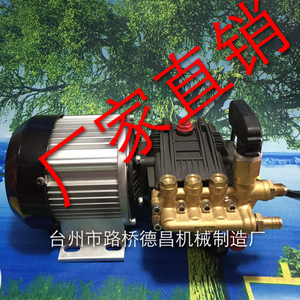 48v高压泵 高压移动洗车48v清洗机 12v 48v60v水泵上门移动洗车