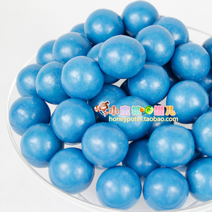 5蓝色英伦糖衣泡泡糖彩球糖婚礼喜糖创意彩色婚庆糖果