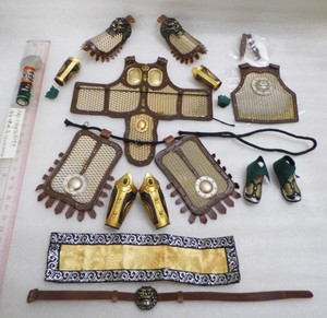 1/6模型兵人 303toys 中国古装古代 三国演义 关羽关云长盔甲全套