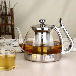 亮典荣耀不锈钢电磁炉专用玻璃煮茶壶耐热加热泡茶器 功夫茶茶具