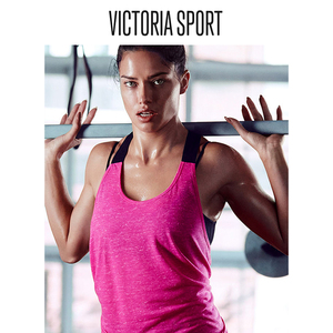 afu1008淘宝维密何穗同款 水钻logo内搭外穿缎面薄款背心式文胸内衣