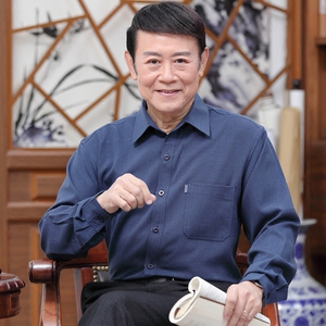 中老年人衬衫男长袖棉爸爸装亚麻宽松50加肥大码60胖爷爷70岁春秋