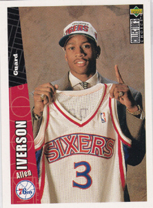 nba球星卡1996 ud 阿伦·艾弗森(allen iverson) 新秀