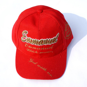 基督教礼品 工艺品 生活用品 服饰 帽子 以马内利(红色)-帽子