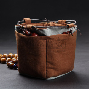 清仓~文玩收纳袋 上等品质手串百宝囊 盘玩棉袋 佛珠文玩养珠布袋