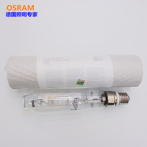 OSRAM欧司朗HQI-T 1000W/D欧标单端管型E40螺口金卤灯体育馆灯泡