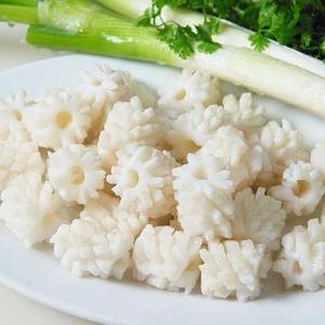 冷冻目鱼花 墨鱼花 鱿鱼卷 木鱼花500g分装