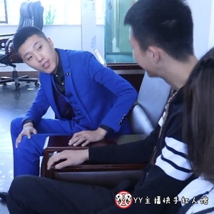 快手红人巴扎黑 奶油小生同款精神小伙男西服套装 发型师三件西装