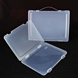 包邮树德多功能透明a4空格包 b4手提文件包塑料办公资料袋文件盒