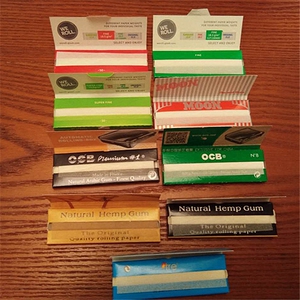 70mm烟纸切角纸 卷烟纸烟纸 70mm卷烟器 带自粘胶 白色