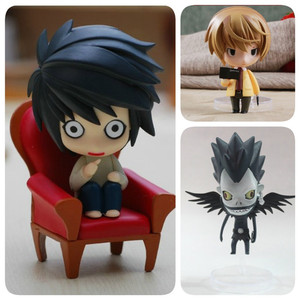 死亡笔记deathnote q版粘土12#17#夜神月换脸公仔l手办人偶 模型