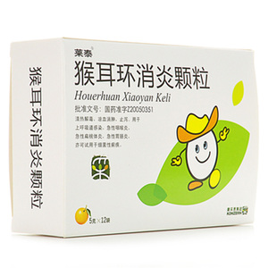 猴耳环消炎颗粒12袋莱泰