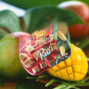 rio瑞士瑞怡乐无糖薄荷糖清新香芒果味瑞欧糖压片零食清新口气