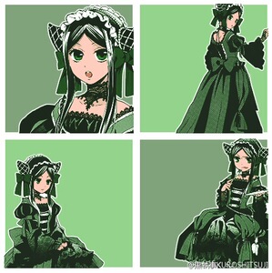 k大点点黑执事cosplay 绿之魔女 齐格林德·沙利文 夏尔cos服定制