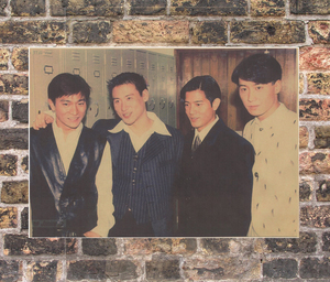 四大天王 黎明 刘德华 张学友 郭富城 怀旧海报 酒吧歌厅装饰挂画