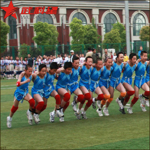 武科星儿童合作阳光伙伴二人两人三足脚踝绷带绑腿跑游戏捆绑绑带