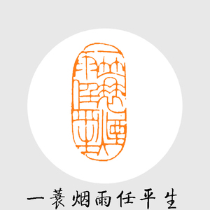 篆刻印章起首章压角章书法国画闲章精品书画闲章 一蓑烟雨任平生