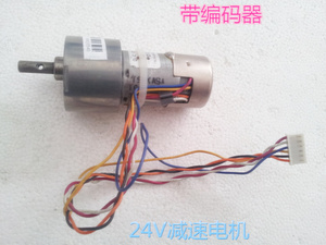 进口24V 带霍尔传感 编码器 智能机器人小车 平衡车 减速电机