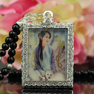 泰国佛牌真品龙菩年大师开光九尾狐仙舞娘款张柏芝同款招财招桃花