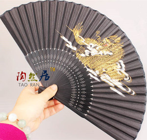 中国龙扇子