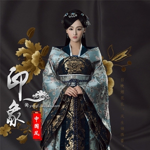 女古装影楼摄影写真主题汉服贵妃锦绣未央同款走秀演出服装 锦绣