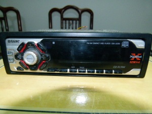 sony索尼老款靓声车载cd机 cdx l630x 带尾线(拆车件)