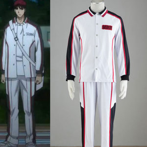 cosplay服装 黑子的篮球-诚凛高校篮球队-长袖队服2代cos男装球衣