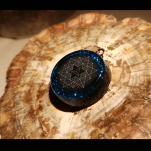 克罗地亚原装进口 梅尔卡巴merkaba神圣几何高频水晶吊坠挂件项链