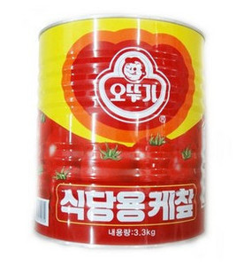 韩国进口食品 韩国番茄酱 韩国i不倒翁番茄酱3.3kg