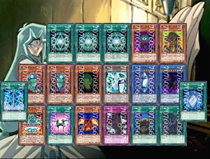 游戏王 多玛篇 boss达兹/达姿的奥利哈刚卡组一套19张