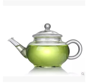 包邮耐热玻璃茶具玻璃茶壶挂簧花茶壶迷你六人壶带过滤小容量