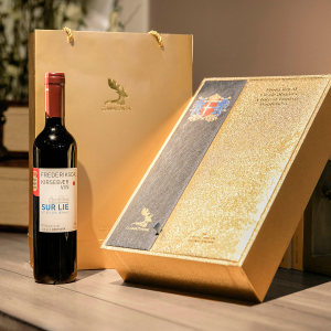 00嘉尚乐活·dk淘宝进口红酒 车厘子酒 丹麦王室城堡干红高档礼盒