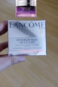 兰蔻新立体塑颜紧致晚霜50ML女保湿补水润肤提拉抗皱修护面霜乳液