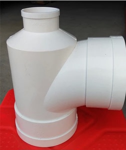 联塑pvc瓶型三通 110*50瓶口三通 正品联塑 泉州总代理 110*50