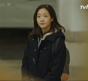[转卖]韩剧鬼怪孤单又灿烂的神金高银同款牛角扣驼色毛呢大衣外