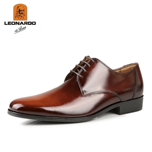 利奥纳多leonardo老人头日本进口皮鞋 专柜正品 皮鞋 真皮 男鞋